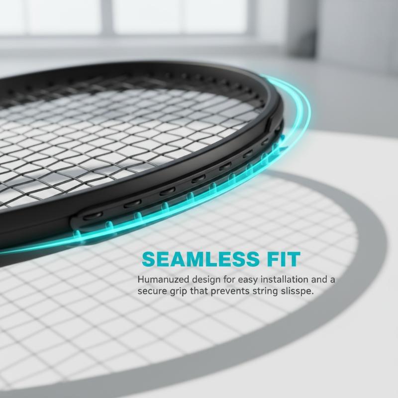 Badminton Youtube - Neu: 4/6/7/8/11 Nagel-Typ Badminton-Schläger-Kabelschutz, Nylon-Ösen, Saitenschutzrohr,