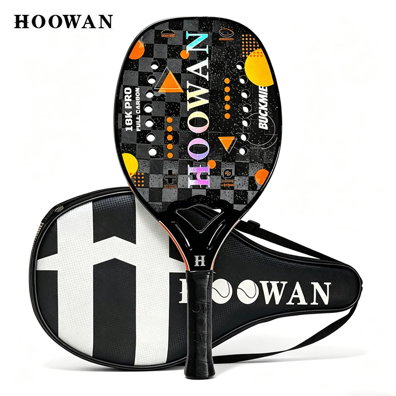 Li Ning Racket - HOOWAN BUCKMIE Strandtennisschläger aus Kohlefaser, Körnung