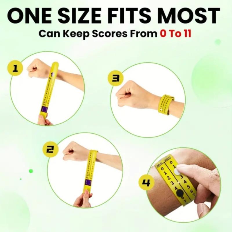 Pickleball Scorekeeper-Armbänd – Badminton Score Bewertung und Preis