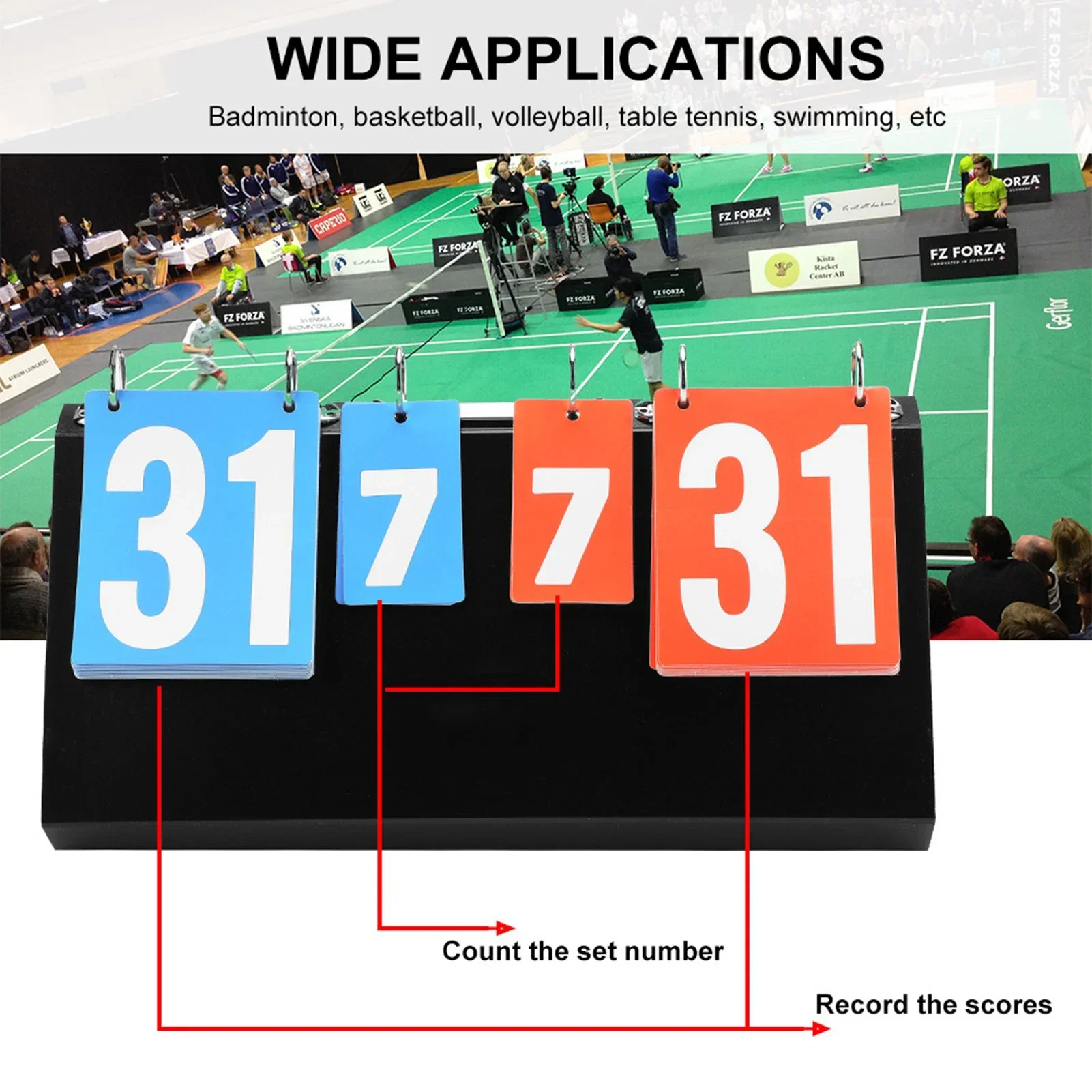 4-stellige Anzeigetafel für Sp – Badminton Score Bewertung und Preis