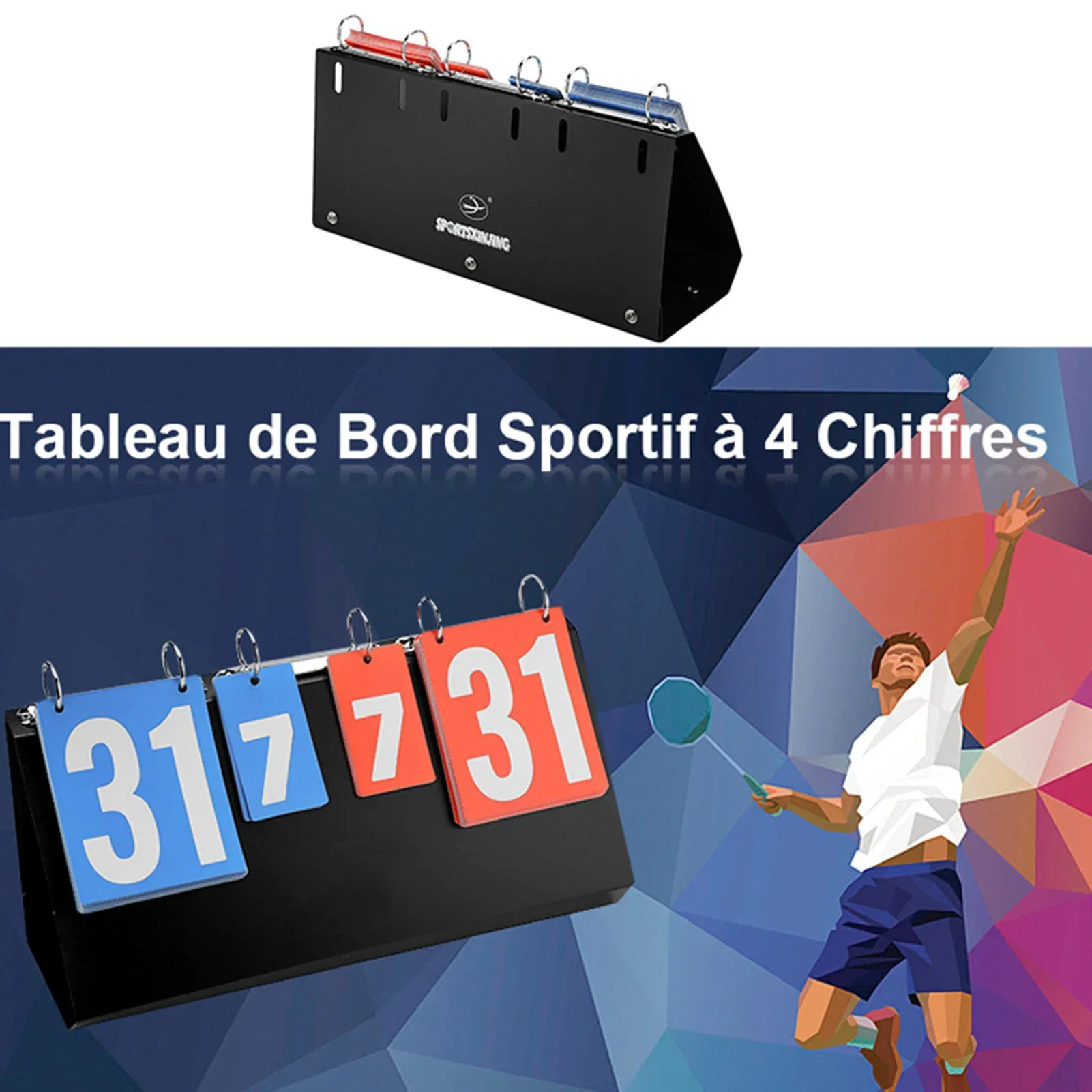 4-stellige Anzeigetafel für Sp – Badminton Score Bewertung und Preis
