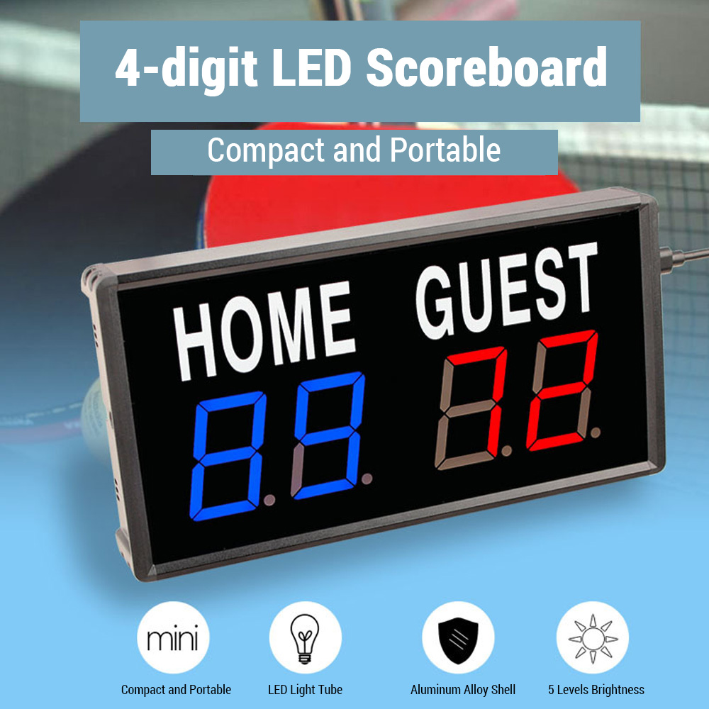 Tragbare 4-stellige LED-Anzeig – Badminton Score Bewertung und Preis