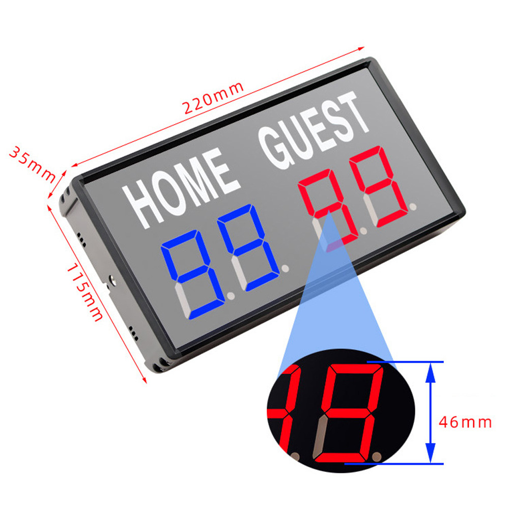 Tragbare 4-stellige LED-Anzeig – Badminton Score Bewertung und Preis